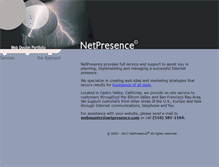 Tablet Screenshot of netpresence.com